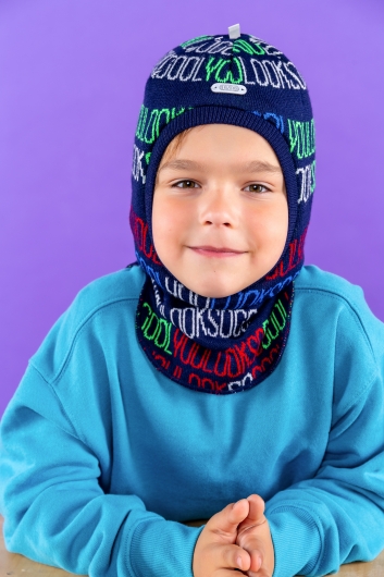 Шлем на мальчика на синтепоне "Никита" оптом от российского производителя