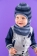 Шлем на мальчика на синтепоне "Полосатик" оптом от российского производителя